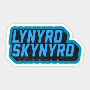 Lynyrds Under Blue Sticker